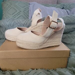 Shein raffia wedges- 5